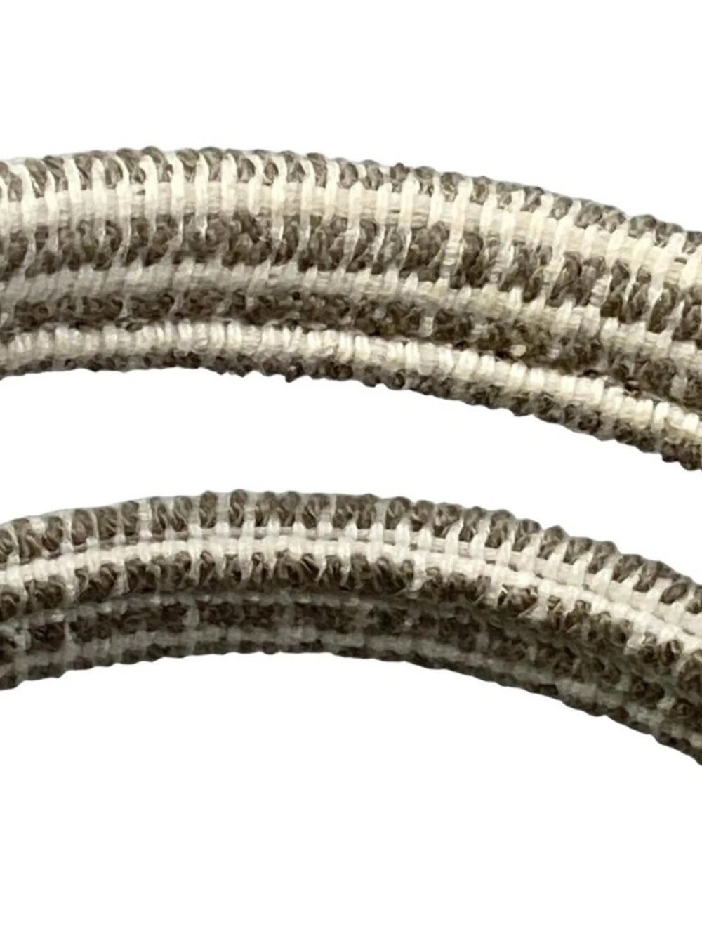 CELINE Small Hippopotamus 199162FEE.02BG White Gray Brown Textile Calf Skin - Picture 8 of 15